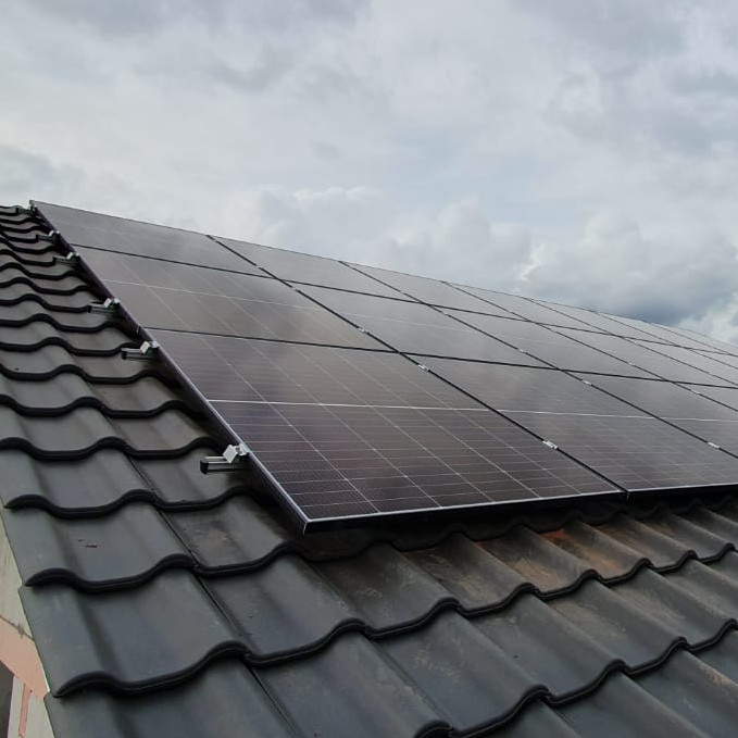 Photovoltaikanlage auf Einfamilienhaus